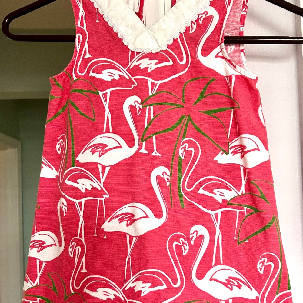Toddler girl Palm Beach Dress! Gymboree girl flamingo dress size 5T